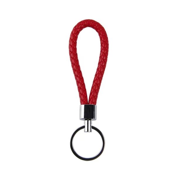 Mobile Phone Number Key Braided Rope Pendant Keychain - Image 4